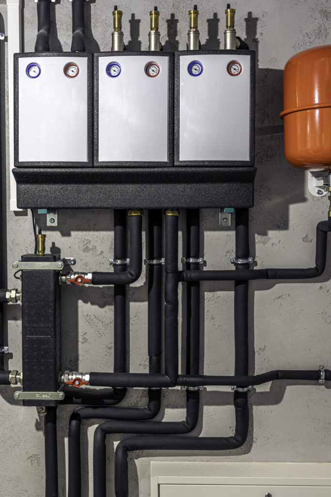 Tepelné čerpadlo pro úsporné vytápění domácnosti.